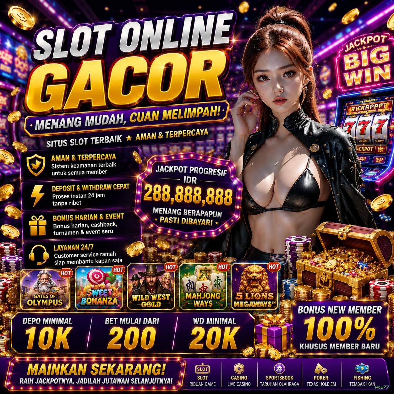 Ulasan Fitur Terbaik yang Ditawarkan wow77
