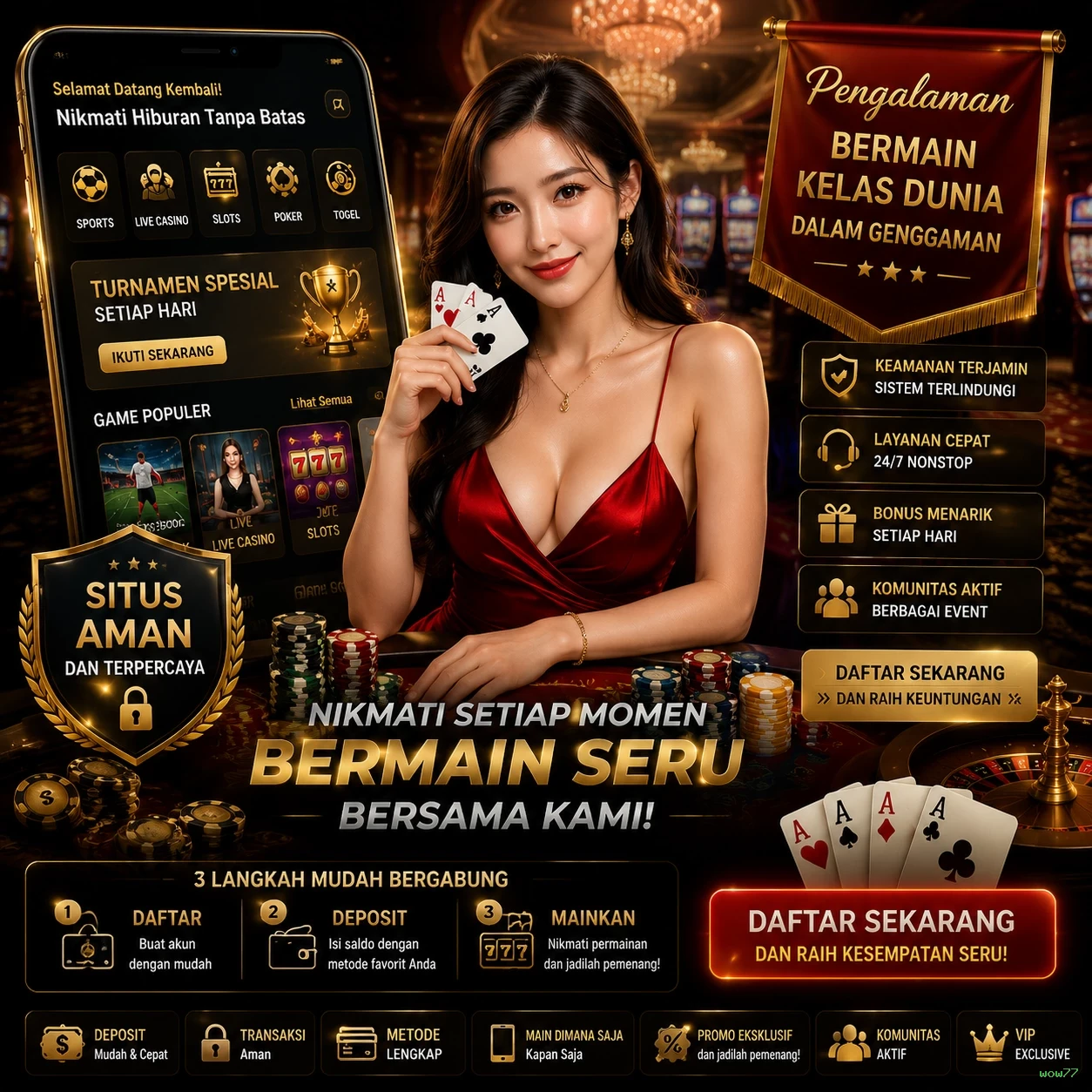 wow77 Forum Pemain